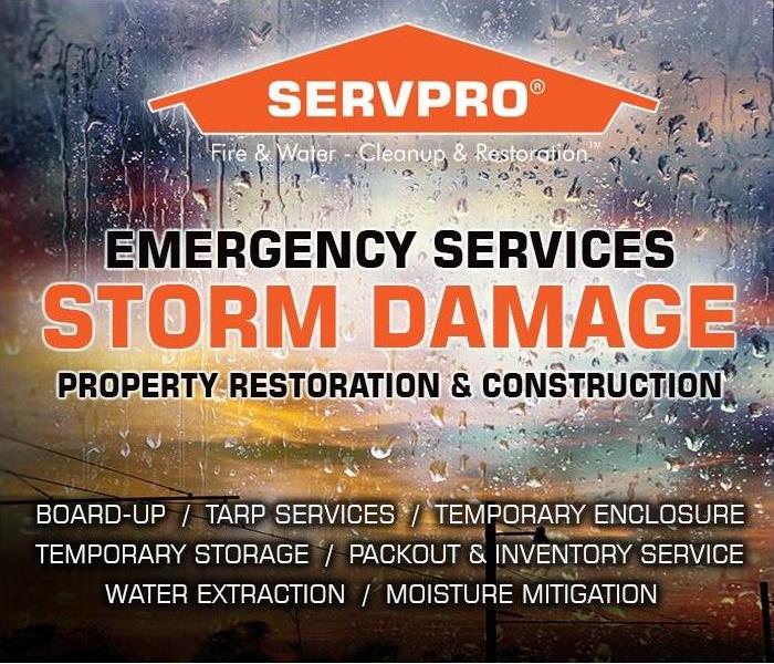 SERVPRO Storm Damage Property restoration